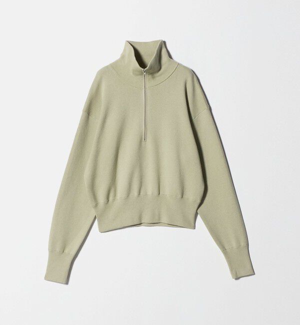BEAUTY&YOUTH UNITED ARROWS「コットンカシミヤ ハーフジッププルオーバー ウォッシャブル」|ニット・セーター|
