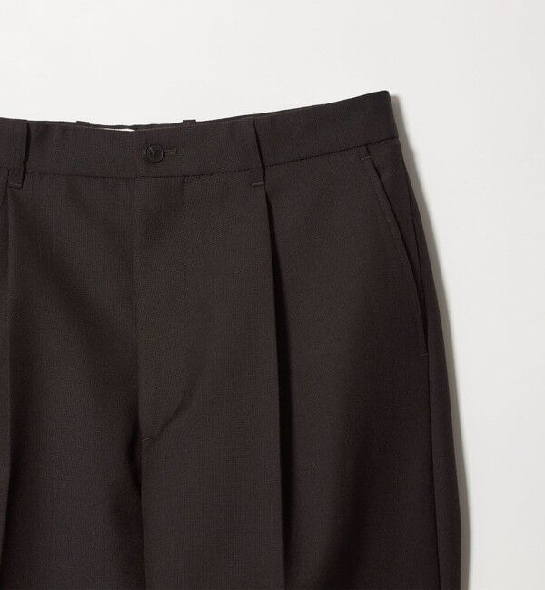 STEVEN ALAN「＜Steven Alan＞ ウール オックスフォード アウト ワンプリーツ スラックス」|スラックス|