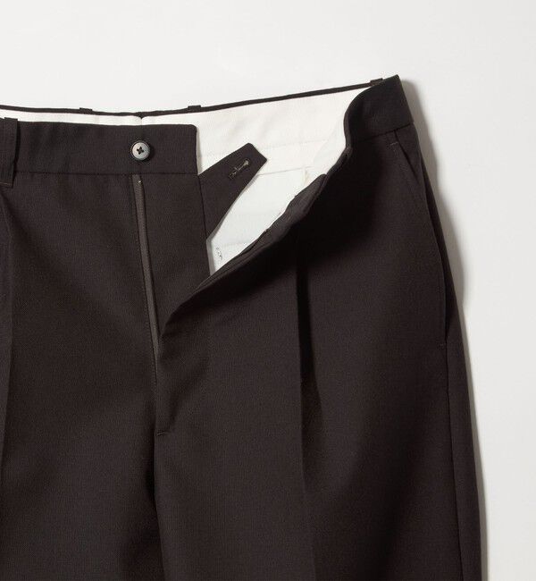 STEVEN ALAN「＜Steven Alan＞ ウール オックスフォード アウト ワンプリーツ スラックス」|スラックス|