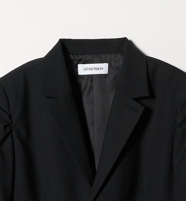 ATTISESSION「＜ATTISESSION＞ショート ジャケット」|テーラードジャケット|