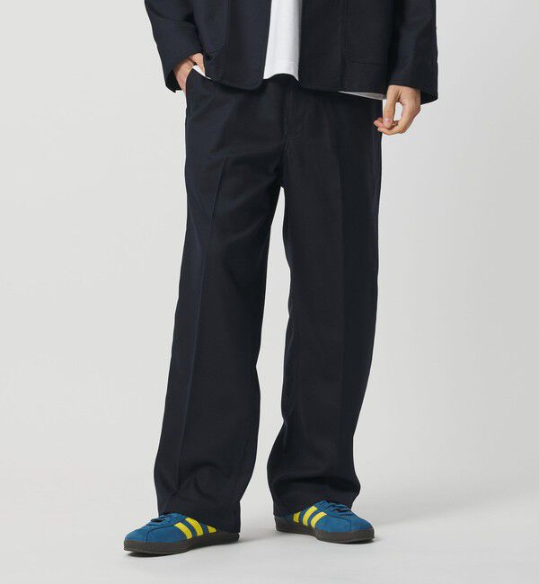 California General Store「＜CGS.＞TW サキソニー ワーク パンツ」|スラックス|NAVY