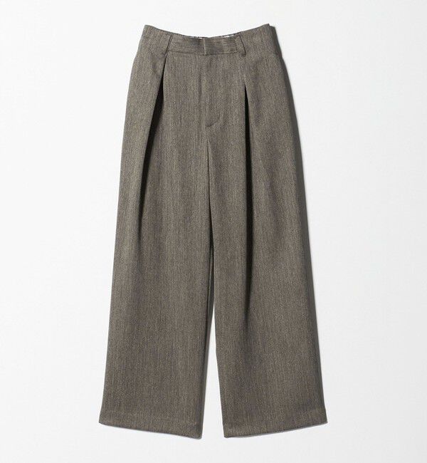 BEAUTY&YOUTH UNITED ARROWS「ツイードライク バックゴムワイドパンツ ウォッシャブル」|その他|