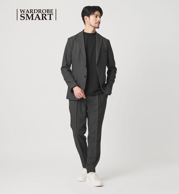 BEAUTY&YOUTH UNITED ARROWS「【WEB限定 WARDROBE SMART】LANATEC OX セットアップ/背抜きジャケット＆イージーパンツ」|スーツ|DK.GRAY