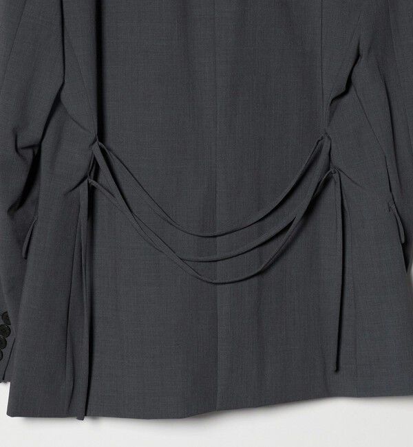 BEAUTY&YOUTH UNITED ARROWS「バックレースアップ ダブルジャケット」|テーラードジャケット|