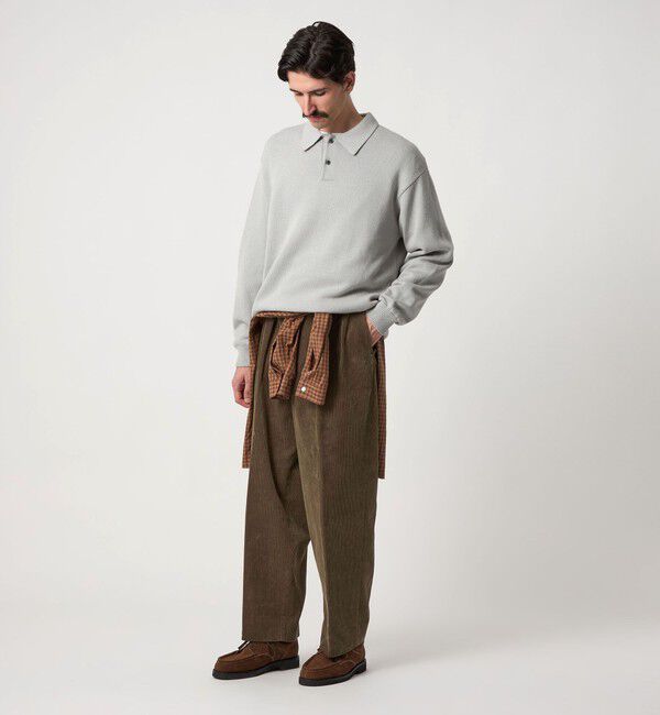 STEVEN ALAN「＜Steven Alan＞ CTN/CA 2B ニット ポロシャツ」|ニット・セーター|