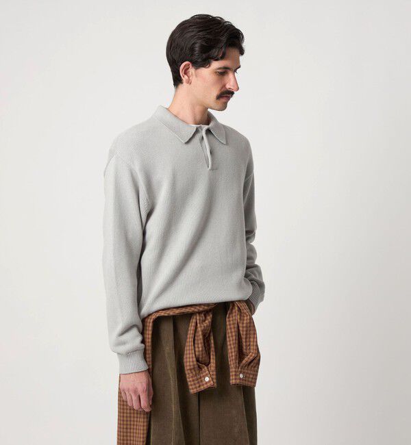 STEVEN ALAN「＜Steven Alan＞ CTN/CA 2B ニット ポロシャツ」|ニット・セーター|