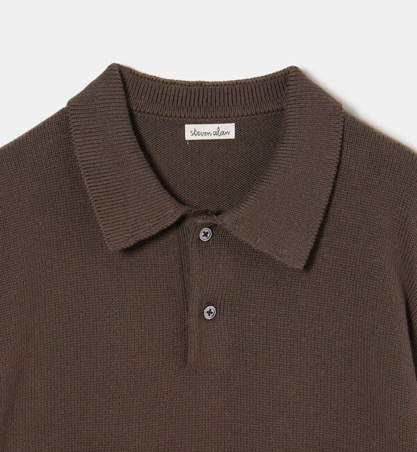 STEVEN ALAN「＜Steven Alan＞ CTN/CA 2B ニット ポロシャツ」|ニット・セーター|