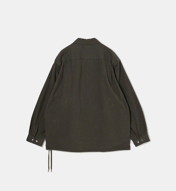 STEVEN ALAN「＜Steven Alan＞ チェック ジップ プルオーバー シャツ LOOSE」|シャツ・ブラウス|