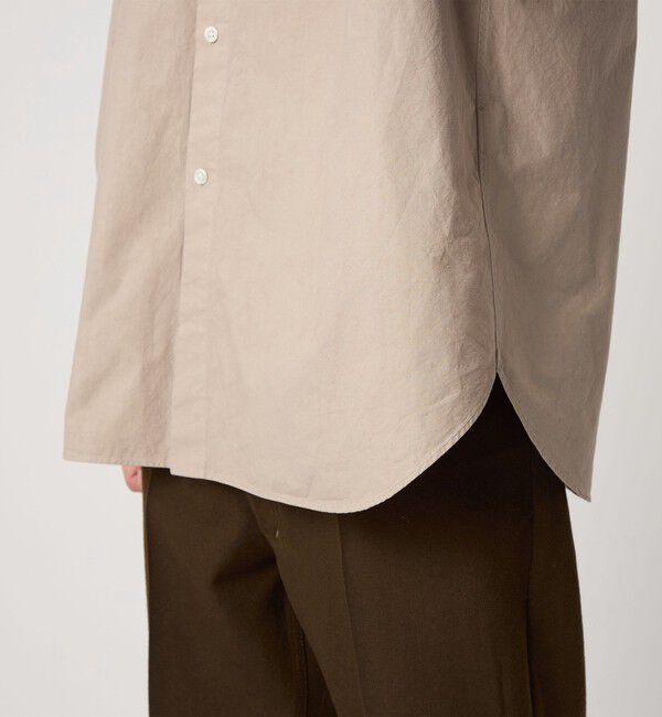 STEVEN ALAN「＜Steven Alan＞ ガーメントダイ ポプリン レギュラーカラー シャツ LOOSE」|シャツ・ブラウス|