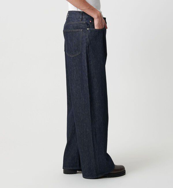 MONKEY TIME「デニム カーブ パンツ」|チノ|