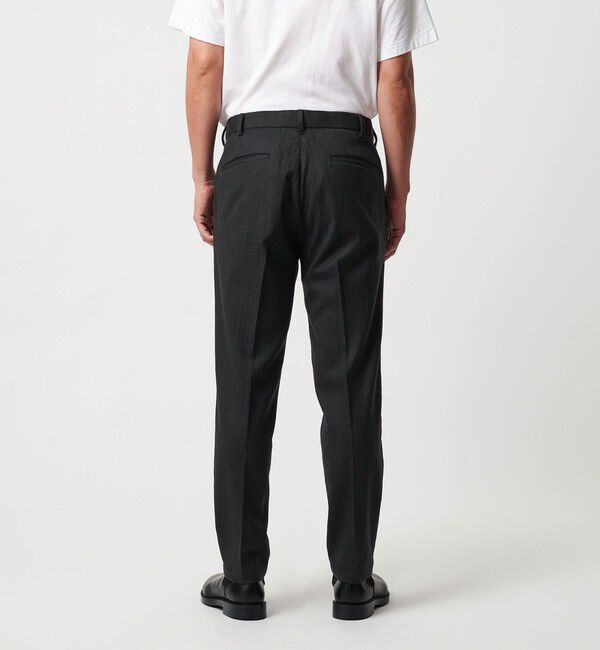 BEAUTY&YOUTH UNITED ARROWS「ストレッチ サキソニー ノープリーツ スリムパンツ セットアップ対応」|チノ|