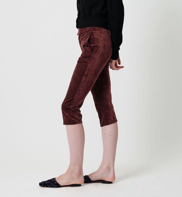 ATTISESSION「＜ATTISESSION＞ベロア カプリ パンツ」|その他|