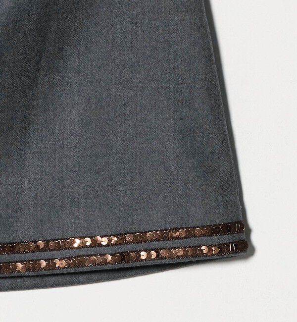 ATTISESSION「＜ATTISESSION＞スパンコール ライン ミニスカート 」|スカート|