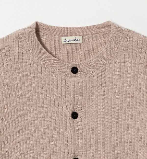 STEVEN ALAN「＜Steven Alan＞ウール リブ カーディガン」|カーディガン|