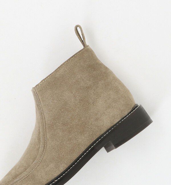 BEAUTY&YOUTH UNITED ARROWS「スエード Uチップ ショートブーツ」|ロングブーツ|