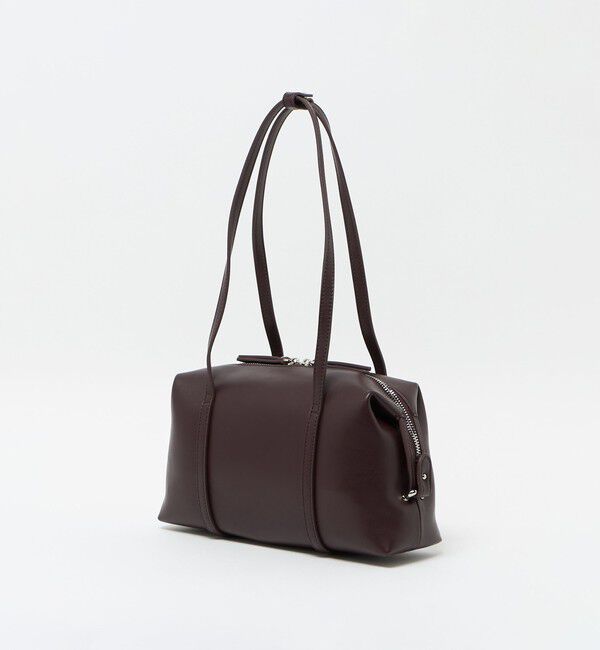 BEAUTY&YOUTH UNITED ARROWS「レザーライク ジップ スクエア ボストンバッグ」|ボストンバッグ|