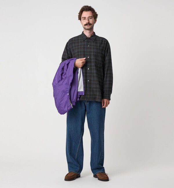 STEVEN ALAN「＜Steven Alan＞ ネル マドラスチェック オープンカラー シャツ BOX」|シャツ・ブラウス|