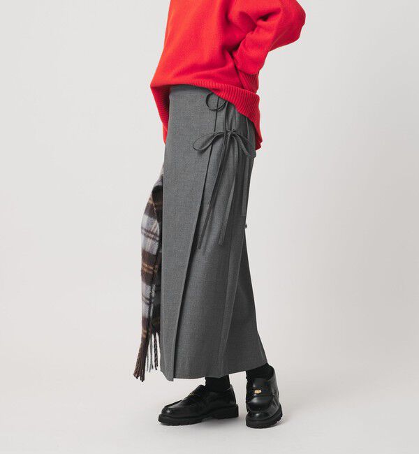 BEAUTY&YOUTH UNITED ARROWS「ツイル リボン ラップスカート」|スカート|