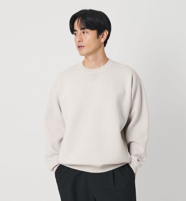 BEAUTY&YOUTH UNITED ARROWS「ミラノリブ クルーネック ニットスウェット」|ニット・セーター|