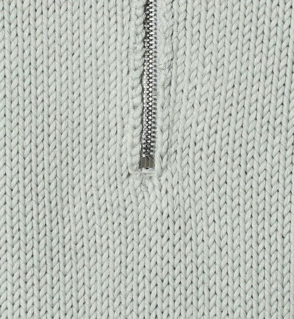 BEAUTY&YOUTH UNITED ARROWS「コード ヤーン ハーフ ジップ ニット ウォッシャブル」|ニット・セーター|