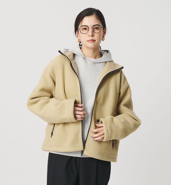 BEAUTY&YOUTH UNITED ARROWS「ポリエステルフリース ジップブルゾン」|ブルゾン・スタジャン|CREAM