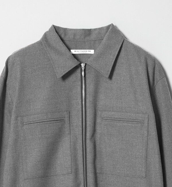 BEAUTY&YOUTH UNITED ARROWS「ハーフジップ スリットワンピース」|ワンピース|