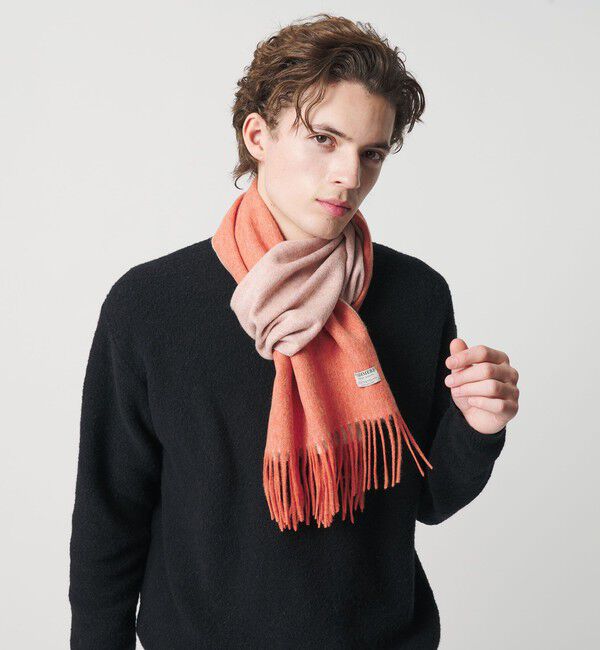 BEAUTY&YOUTH UNITED ARROWS「カシミヤ リバーシブル マフラー」|マフラー|ORANGE