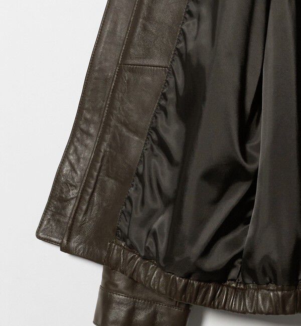 BEAUTY&YOUTH UNITED ARROWS「セミベジタブル シープ レザー ブルゾン」|ブルゾン・スタジャン|