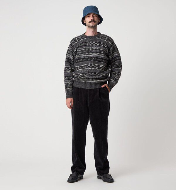 STEVEN ALAN「＜Steven Alan＞ 8W コーデュロイ アウト ワンプリーツ スラックス」|スラックス|