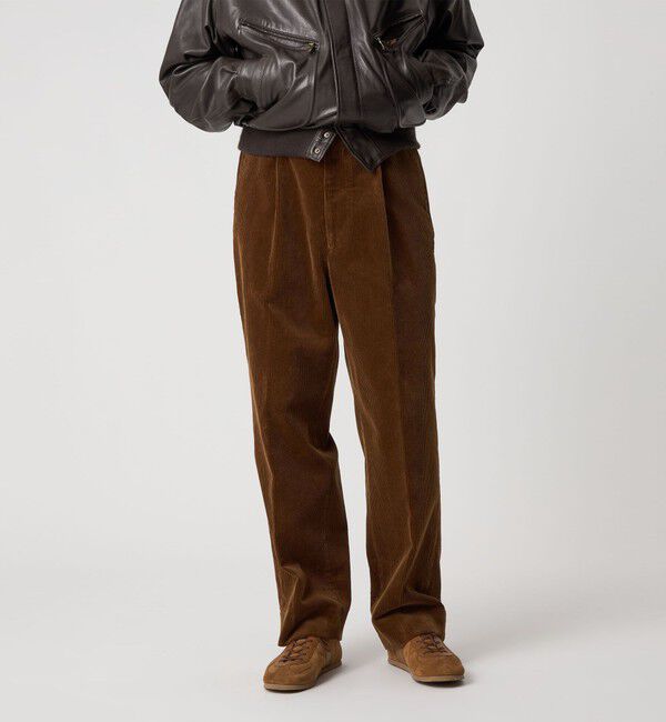 STEVEN ALAN「＜Steven Alan＞ 8W コーデュロイ アウト ワンプリーツ スラックス」|スラックス|