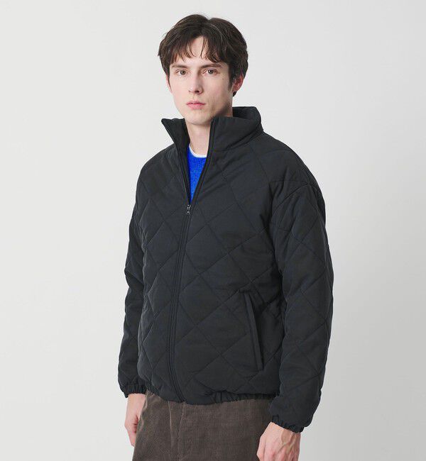 BEAUTY&YOUTH UNITED ARROWS「ピーチスキン キルティング ブルゾン」|ブルゾン・スタジャン|BLACK