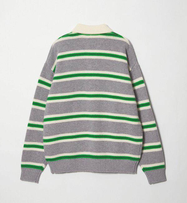 California General Store「＜CGS.＞ボーダー ニット ポロシャツ」|ニット・セーター|