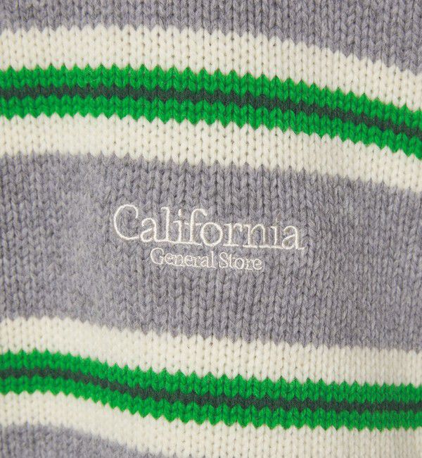 California General Store「＜CGS.＞ボーダー ニット ポロシャツ」|ニット・セーター|