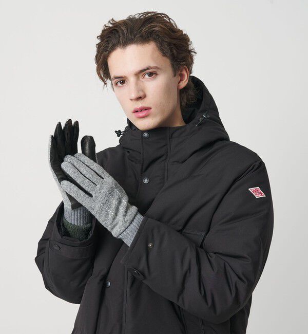 BEAUTY&YOUTH UNITED ARROWS「コンビ ステッチ グローブ タッチパネル対応」|手袋|LT.GRAY