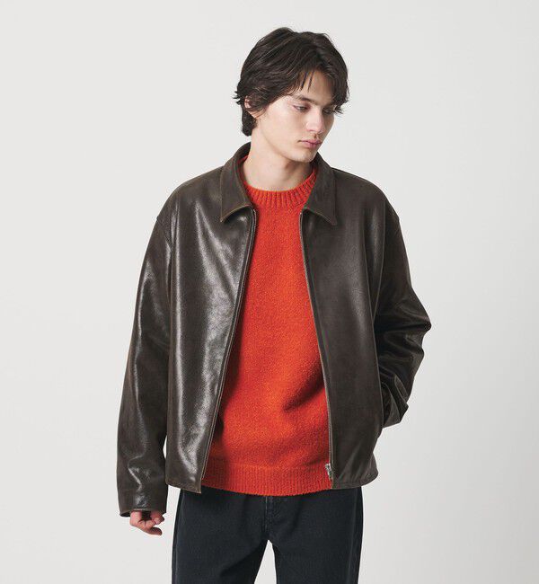 MONKEY TIME「ゴート ムートンカラー ジップ ジャケット」|その他|