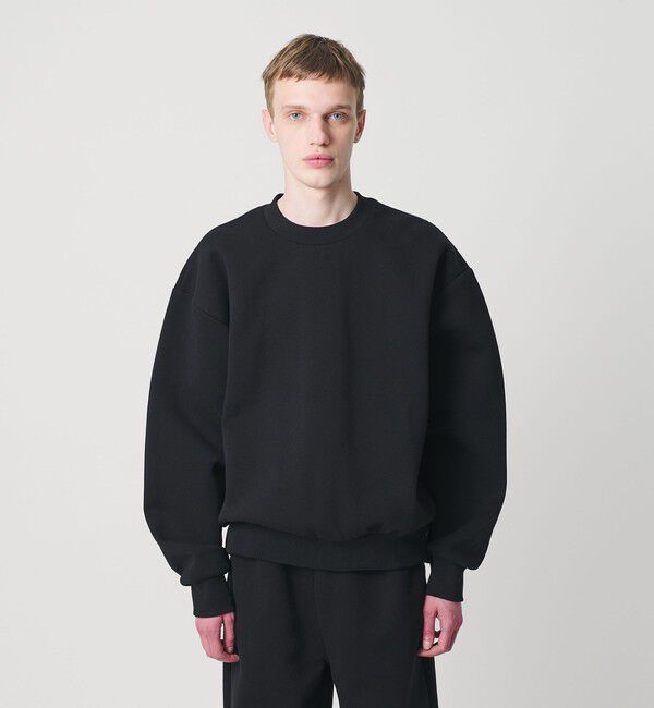 MONKEY TIME「ボンディング クルーネック スウェット」|Tシャツ・カットソー|BLACK