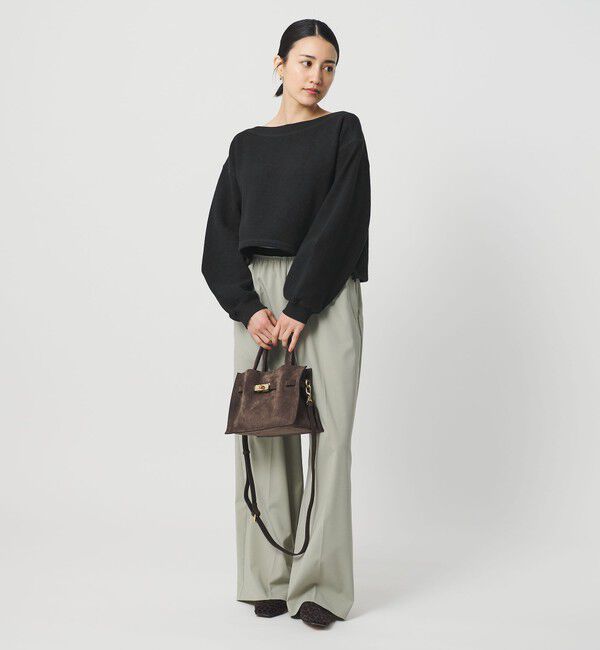 BEAUTY&YOUTH UNITED ARROWS「クロップド ボートネックプルオーバー」|Tシャツ・カットソー|