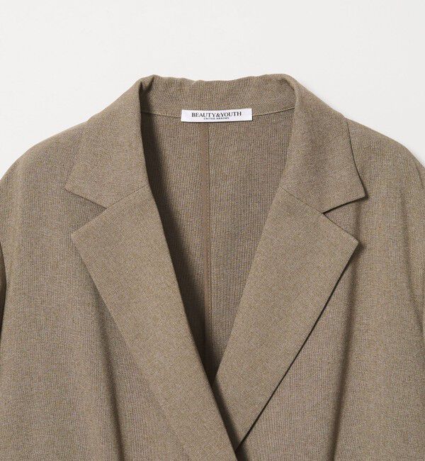 BEAUTY&YOUTH UNITED ARROWS「【WEB限定 Wardrobe DAILY MINIMAL】メランジ ダブルジャケット ウォッシャブル」|テーラードジャケット|