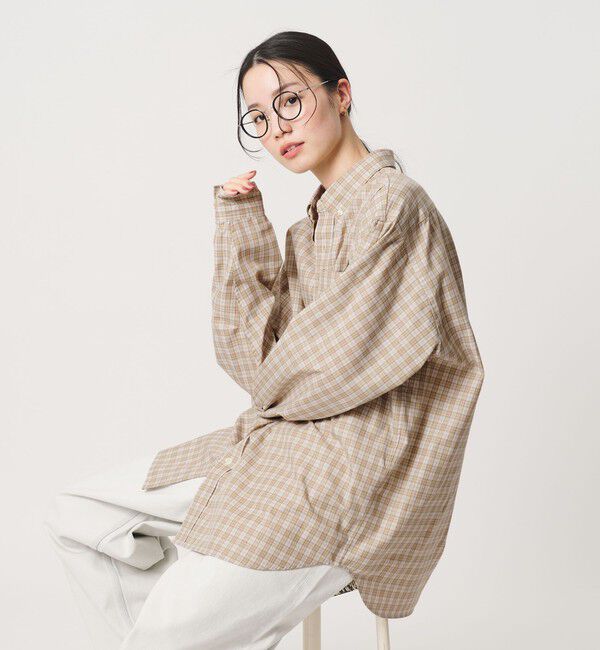 BEAUTY&YOUTH UNITED ARROWS「＜DAIWA PIER39＞ボタンダウン チェック シャツ」|シャツ・ブラウス|NATURAL