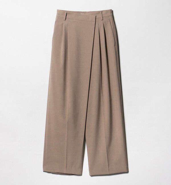 BEAUTY&YOUTH UNITED ARROWS「ポプリン 2タック ラップパンツ ウォッシャブル 吸水速乾 接触冷感」|その他|