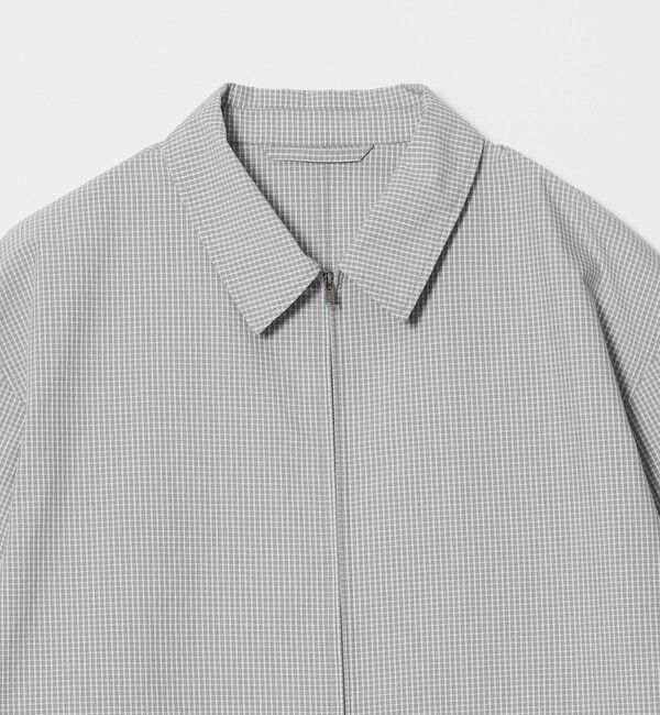 STEVEN ALAN「＜Steven Alan＞ C/PE マイクロチェック ワーク ブルゾン」|ブルゾン・スタジャン|