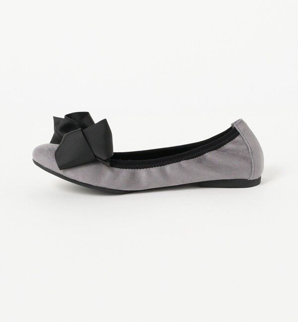 Ray BEAMS 「SEPTEMBER MOON / リボン バレエシューズ ソリッド」|バレエシューズ|