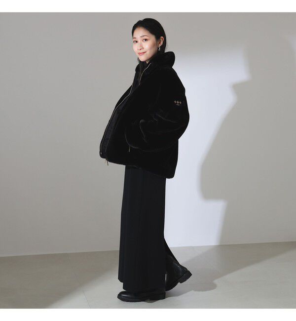 Demi-Luxe BEAMS 「TATRAS / BARBRA ボア ブルゾン」|ブルゾン・スタジャン|