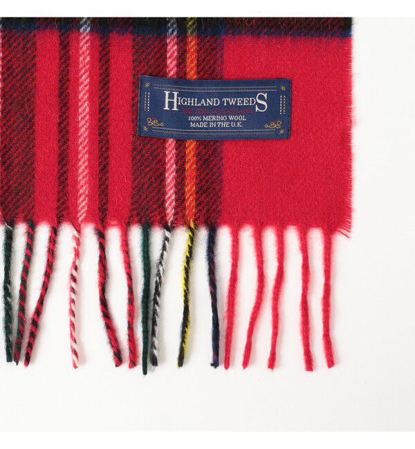 BEAMSBOY「HIGHLAND TWEEDS / チェック ストール 小」|マフラー|