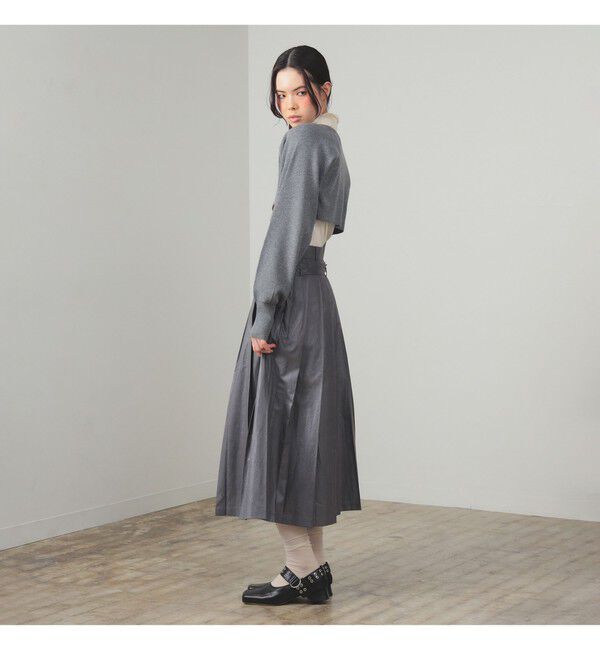 Ray BEAMS 「クロップド クルーネック カーディガン」|ニット・セーター|