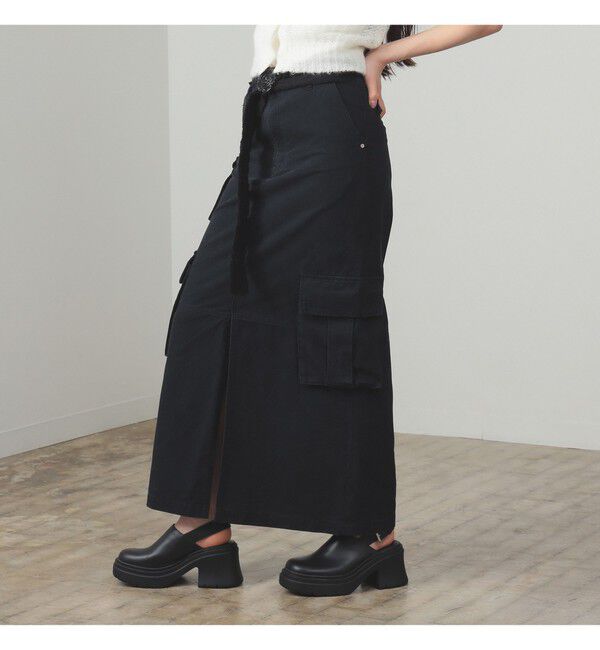 Ray BEAMS 「カーゴ ポケット タイト スカート」|タイト|