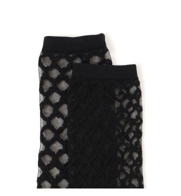 BEAMSBOY「maturely / ワイヤー メッシュ シアー ハイソックス」|ソックス|