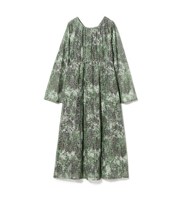 Ray BEAMS 「RBS / ペイズリー レース プリント ワンピース」|ワンピース|GREEN
