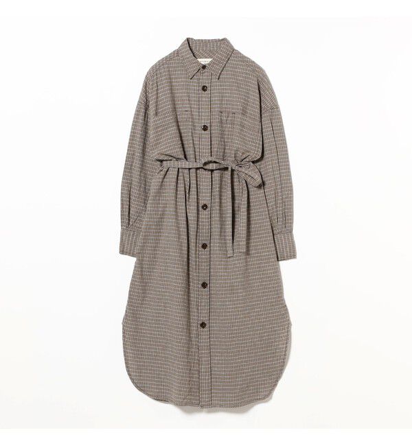 BEAMSBOY「ワーク チェック ワンピース」|ワンピース|