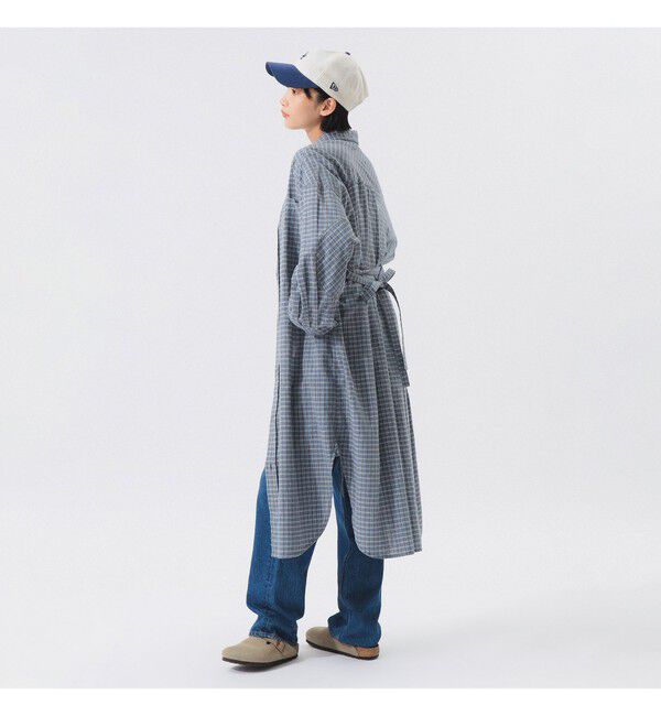 BEAMSBOY「ワーク チェック ワンピース」|ワンピース|